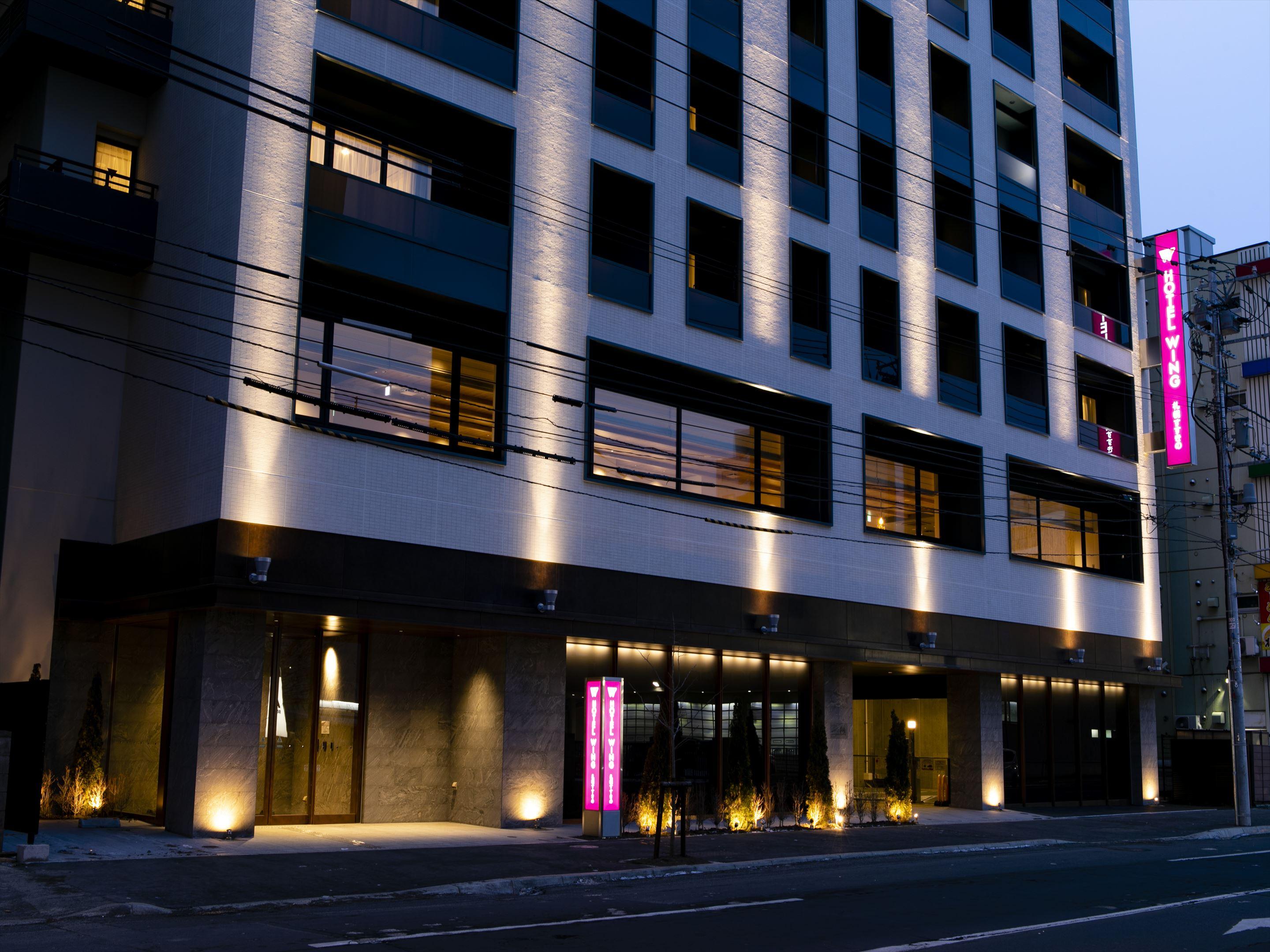Hotel Wing International Sapporo Susukino Exterior foto