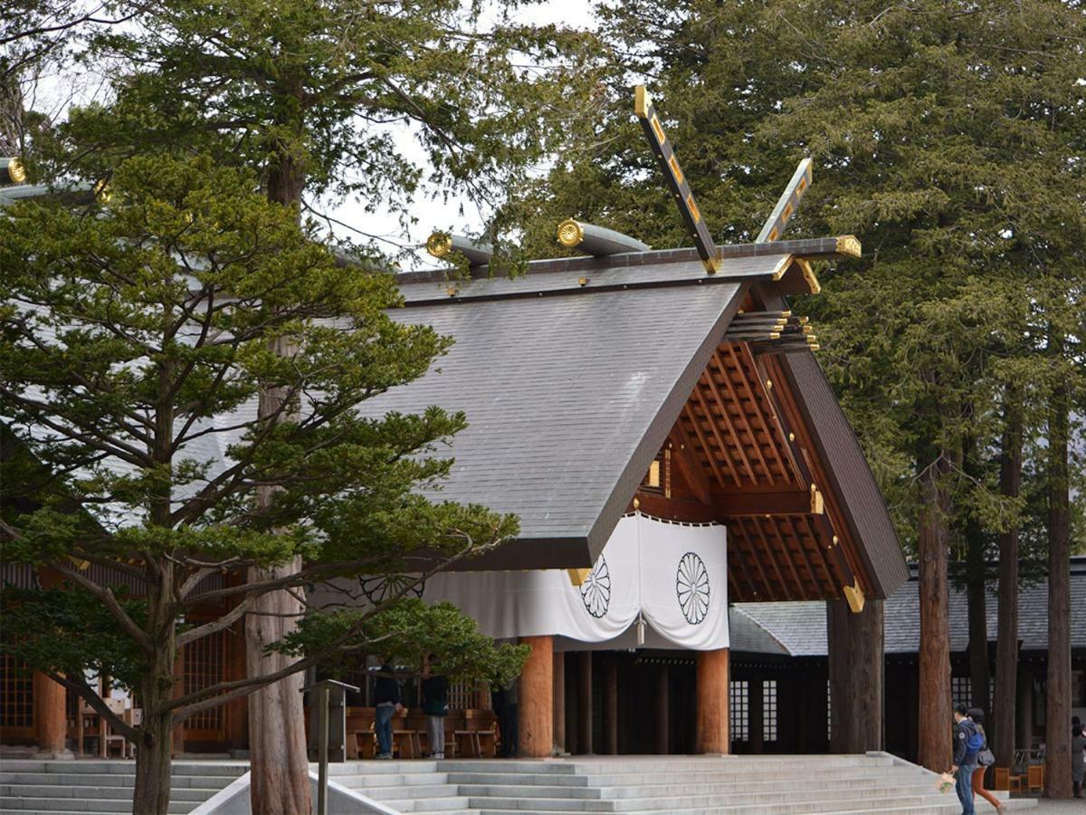 Hotel Wing International Sapporo Susukino Exterior foto